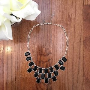Black and Silver Cocktail Statement necklace